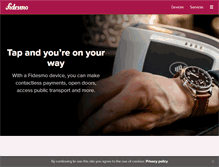 Tablet Screenshot of fidesmo.com